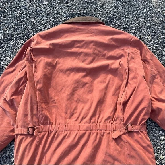 Men's Rust Jacket with Brown Collar - Picture 6 of 16